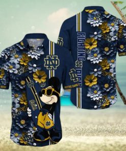 Notre Dame Fighting Irish Hawaiian Shirt Mickey Love Surfing Trending Summer Gift