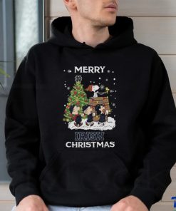 Notre Dame Fighting Irish Snoopy Family Christmas Tree shirt