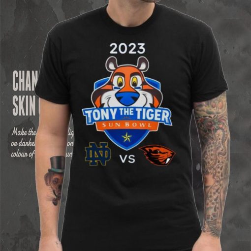 Notre Dame Fighting Irish vs Oregon State Beavers 2023 Tony The Tiger Sun Bowl shirt