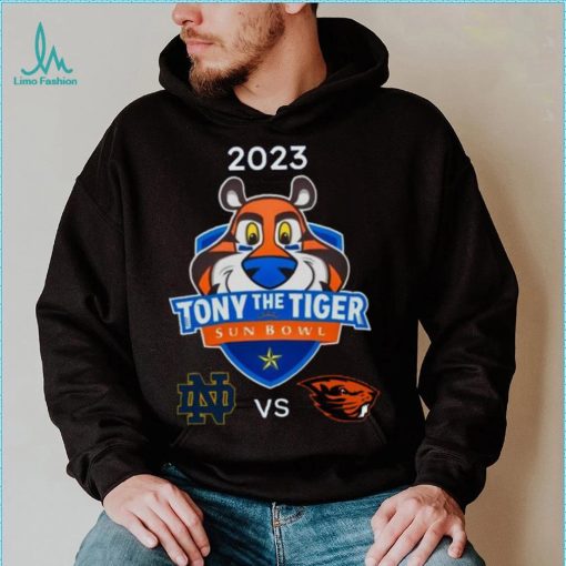 Notre Dame Fighting Irish vs Oregon State Beavers 2023 Tony The Tiger Sun Bowl shirt