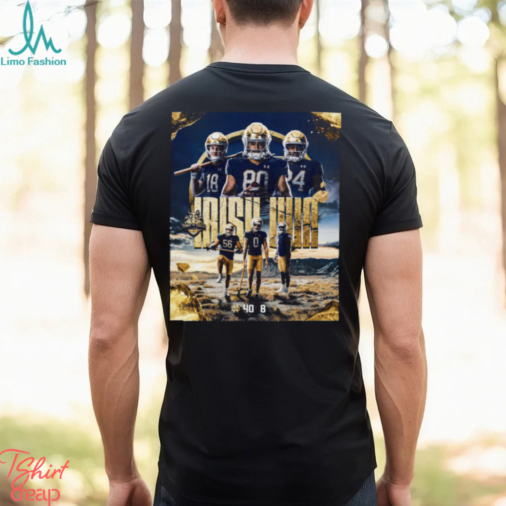 Notre Dame Win 40 8 Oregon State Football 2023 Sun Bowl Champions Final Score Shirt Notre Dame Win 40 8 Oregon State Football 2023 Sun Bowl Champions Final Score Shirt