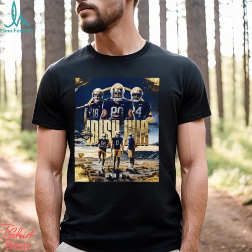 Notre Dame Win 40 8 Oregon State Football 2023 Sun Bowl Champions Final Score Shirt