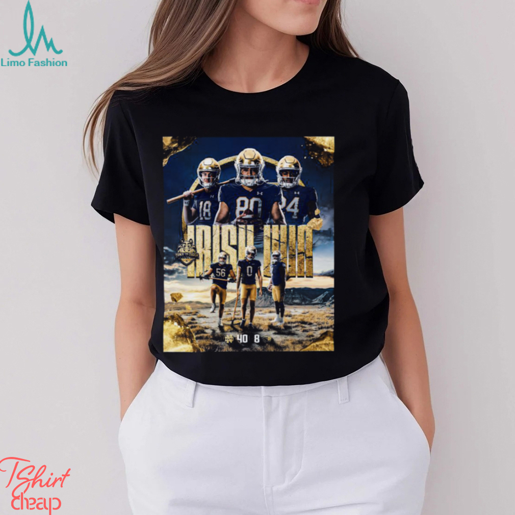 Notre Dame Win 40 8 Oregon State Football 2023 Sun Bowl Champions Final Score Shirt Notre Dame Win 40 8 Oregon State Football 2023 Sun Bowl Champions Final Score Shirt