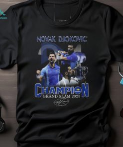 Novak Djokovic Champion Grand Slam 2023 Signature Unisex T Shirt