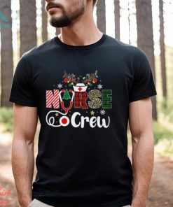 Nurse Crew Christmas Stethoscope Nurses Xmas Scrub Shirt