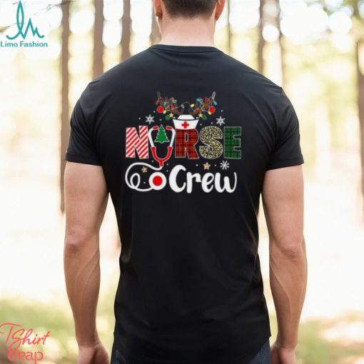 Nurse Crew Christmas Stethoscope Nurses Xmas Scrub Shirt