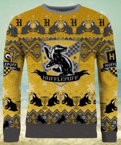 O Hufflepuff Night Ugly Christmas Sweater