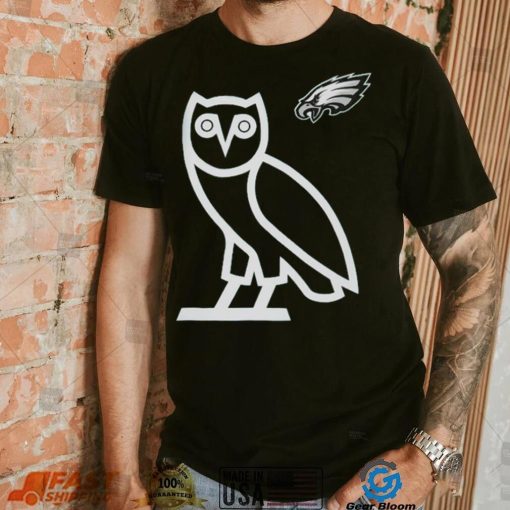 OVO x NFL Midnight Philadelphia Eagles OG Owl T Shirt
