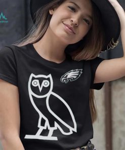OVO x NFL Midnight Philadelphia Eagles OG Owl T Shirt