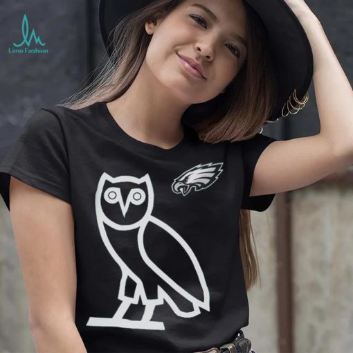 OVO x NFL Midnight Philadelphia Eagles OG Owl T Shirt
