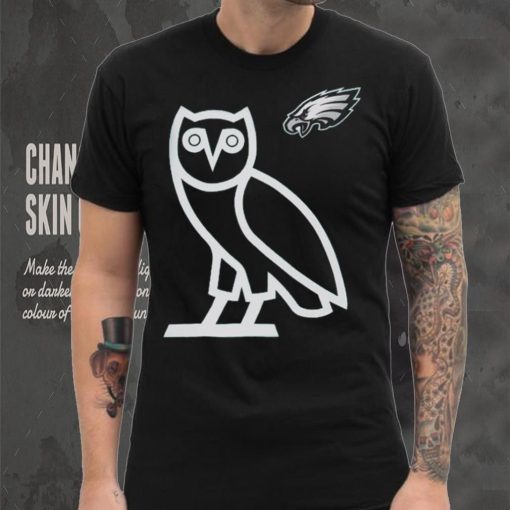 OVO x NFL Midnight Philadelphia Eagles OG Owl T Shirt
