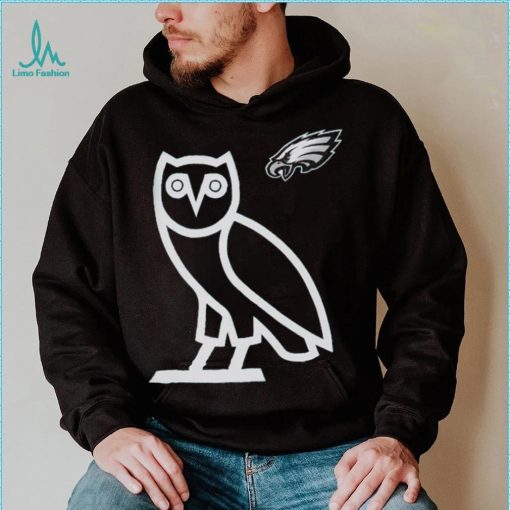OVO x NFL Midnight Philadelphia Eagles OG Owl T Shirt