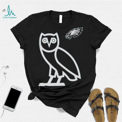 OVO x NFL Midnight Philadelphia Eagles OG Owl T Shirt