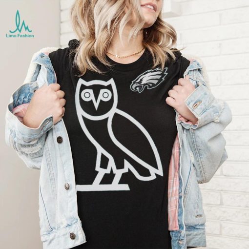 OVO x NFL Midnight Philadelphia Eagles OG Owl T Shirt