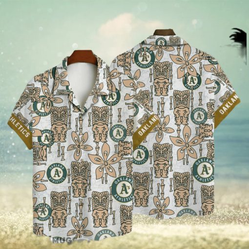 Oakland Athletics Major League Baseball 3D AOP Hawaiian Shirt
