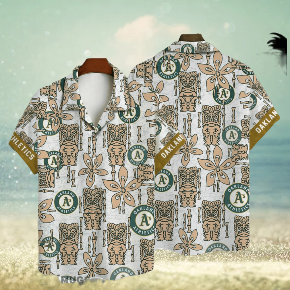 Oakland Athletics Major League Baseball 3D AOP Hawaiian Shirt Oakland Athletics Major League Baseball 3D AOP Hawaiian Shirt
