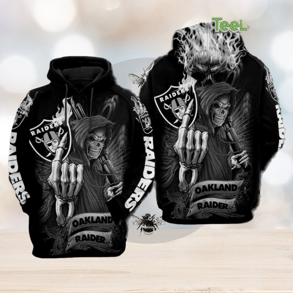 Oakland Raiders 3D Printed Hoodie Ver 2 Oakland Raiders 3D Printed Hoodie Ver 2