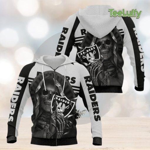 Oakland Raiders 3D Printed Hoodie Ver 55
