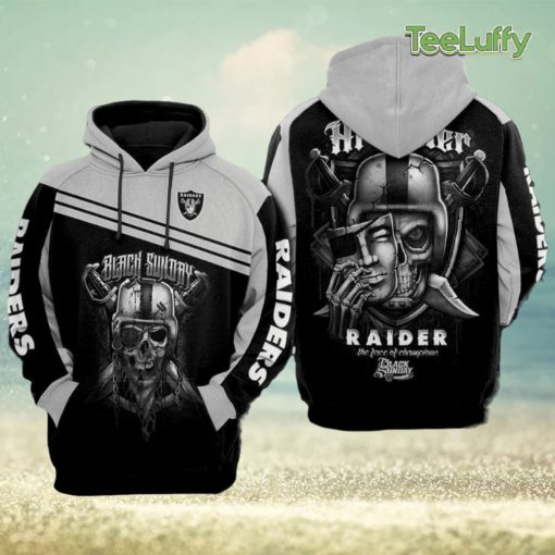 Oakland Raiders 3D Printed Hoodie