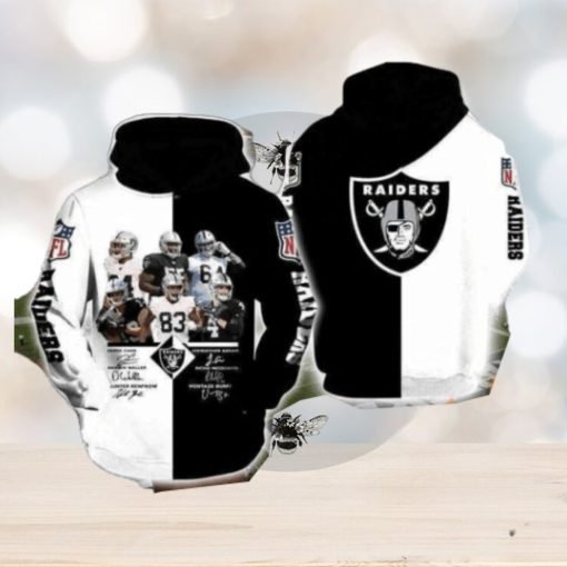 Oakland Raiders For Nfl Lover Hoodie 3D Sweatshirt Tshirt Football Gift