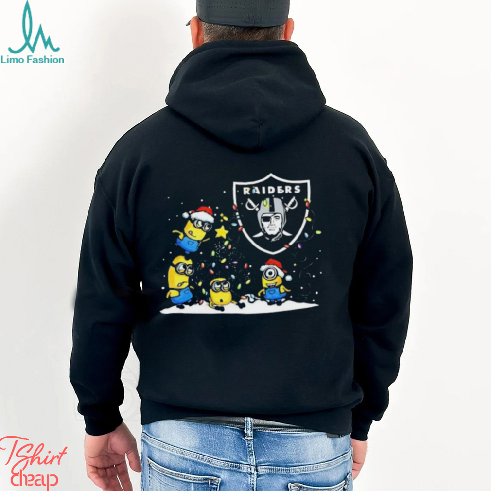 Oakland Raiders Minions Christmas Lights T Shirt Oakland Raiders Minions Christmas Lights T Shirt