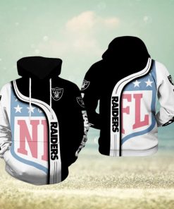 Oakland Raiders NFL Team 3D Printed Hoodie Ver 1