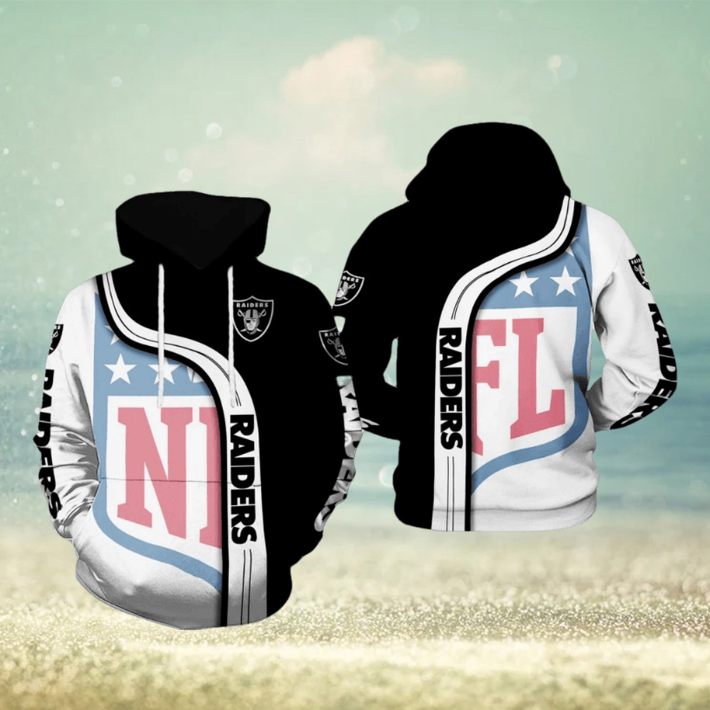 Oakland Raiders NFL Team 3D Printed Hoodie Ver 1 Oakland Raiders NFL Team 3D Printed Hoodie Ver 1