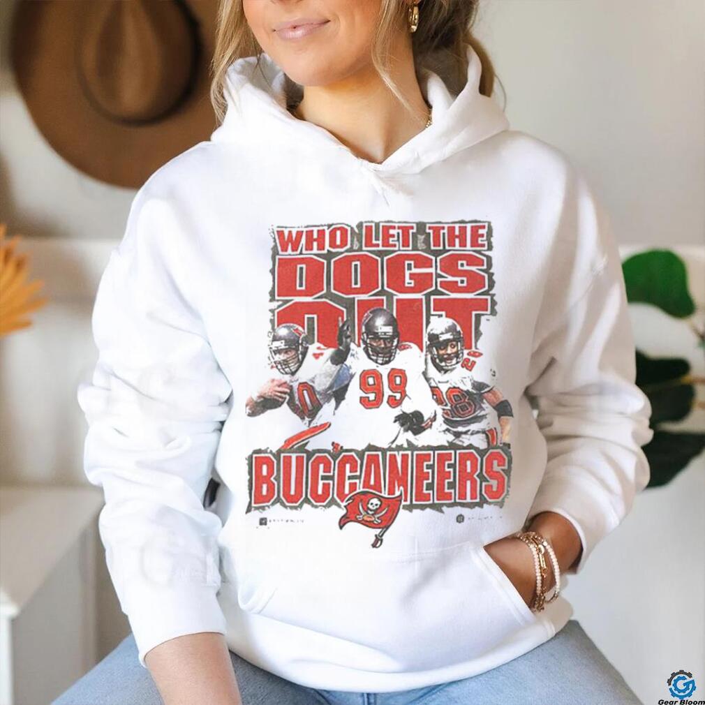 Official 2000 Tampa Bay Buccaneers Who Let the Dogs Out Mike Alstott and Warrick Dunn Shirt Official 2000 Tampa Bay Buccaneers Who Let the Dogs Out Mike Alstott and Warrick Dunn Shirt