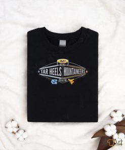 Official 2023 Dukes Mayo Bowl 2 Team North Carolina Tar Heels Vs West Virginia Mountaineers shirt