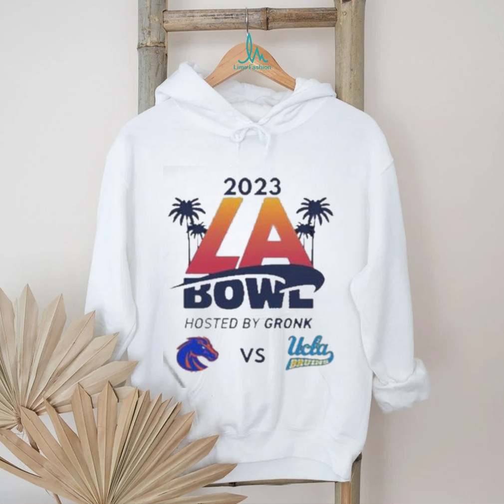 Official 2023 LA Bowl Boise State Broncos vs UCLA Bruins Hosted By Gronk At SoFi Stadium Inglewood CA ESPN Event Shirt Official 2023 LA Bowl Boise State Broncos vs UCLA Bruins Hosted By Gronk At SoFi Stadium Inglewood CA ESPN Event Shirt