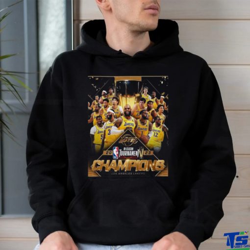 Official 2023 NBA In Season Tournament Champions Los Angeles Lakers Lake Show Art Work Shirt