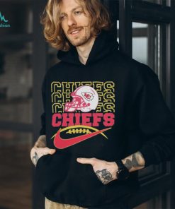 Official 2023 NFL Kansas Chiefs Team Helmet Logo T Shirt
