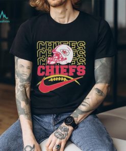 Official 2023 NFL Kansas Chiefs Team Helmet Logo T Shirt