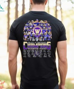 Official 2023 Pacific 12 Conference Champions Washington Huskies Football Team Shirt
