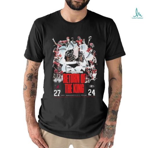 Official 2023 SEC Football Champions Alabama Crimson Tide Return Of The King Shirt