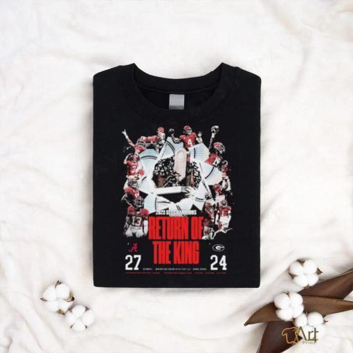 Official 2023 SEC Football Champions Alabama Crimson Tide Return Of The King Shirt