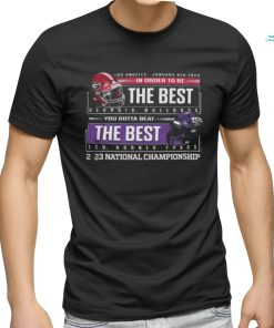 Official 2023 peach bowl uga Bulldogs vs tcu cfp national championship bound Shirt