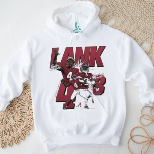 Official Alabama Football Jalen MilroeTerrion Arnold T Shirt