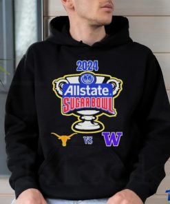Official Allstate Sugar Bowl 2024 Texas Longhorns Vs Washington Huskies Caesars Superdome New Orleans LA CFB Bowl Game T Shirt