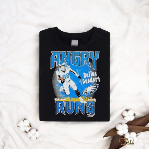 Official Angry Runs Eagles Dallas Goedert Good Morning Football T Shirt