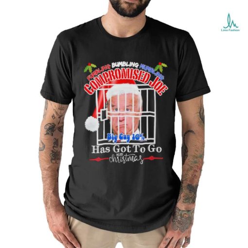 Official Anti Joe Biden Compromised Christmas Republican Ugly T Shirt