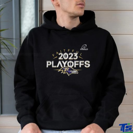 Official Baltimore Ravens 2023 NFL Playoffs Faithful Shirt