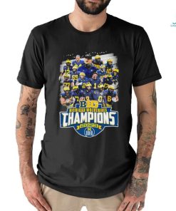 Official Big 10 Michigan Wolverines Team Champions 2023 Shirt