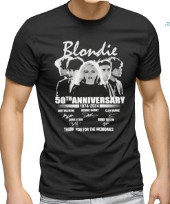 Official Blonedie 50th Anniversary 1974 – 2024 Thank You For The Memories T Shirt