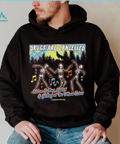 Official Bossdogart Drugs Are Cancelled We’re Getting Naked And Yelling At The Moon Sober Shirt