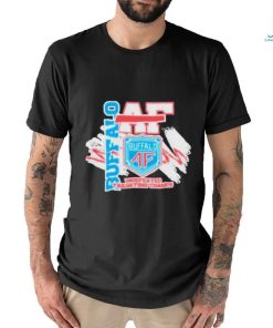 Official Buffalo wave buffalo af undefeated tailgating champs T shirt