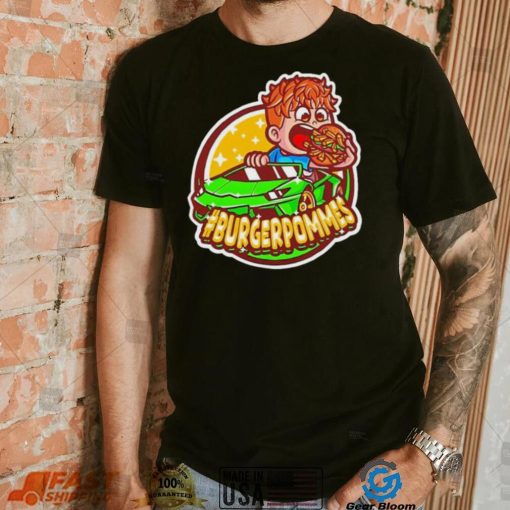 Official Burger Pommes Lukasbs #Burgerpommes Tee Shirt