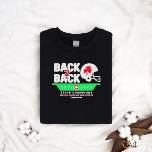 Official CCHS Football Back 2 Back State Champions 2022 2023 T Shirt
