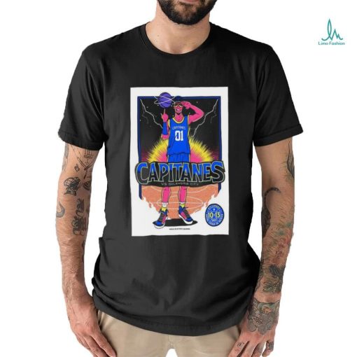 Official Capitanes Poster Tour Arena Ciudad De Mexico Dec 10 & 13 2023 Shirt