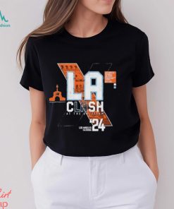 Official Checkered Flag Sports Women’s 2024 Clash At The Coliseum Graphic Scoop Neck Shirt